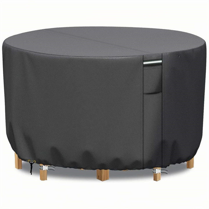 Heavy-Duty Round Patio Furniture Cover with Air Vent 10