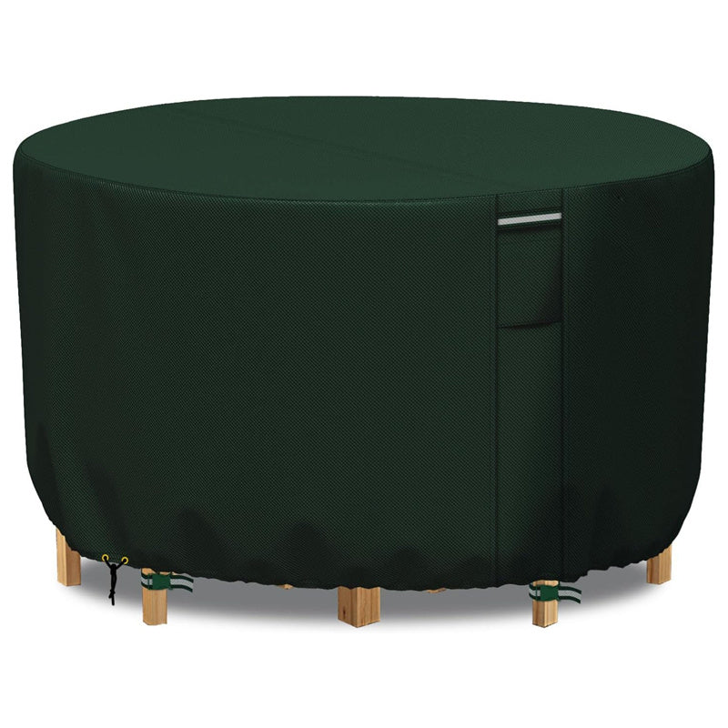 Heavy-Duty Round Patio Furniture Cover with Air Vent 9