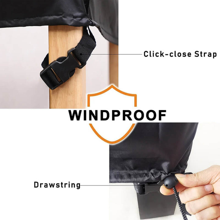 Heavy-Duty Waterproof Patio Furniture Cover with Storage Bag 11