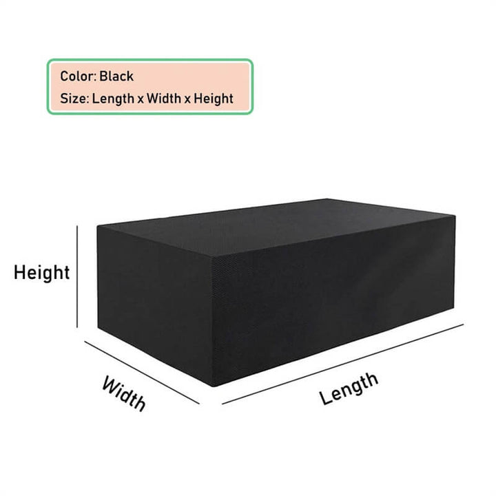 Heavy-Duty Waterproof Patio Furniture Cover with Storage Bag 12