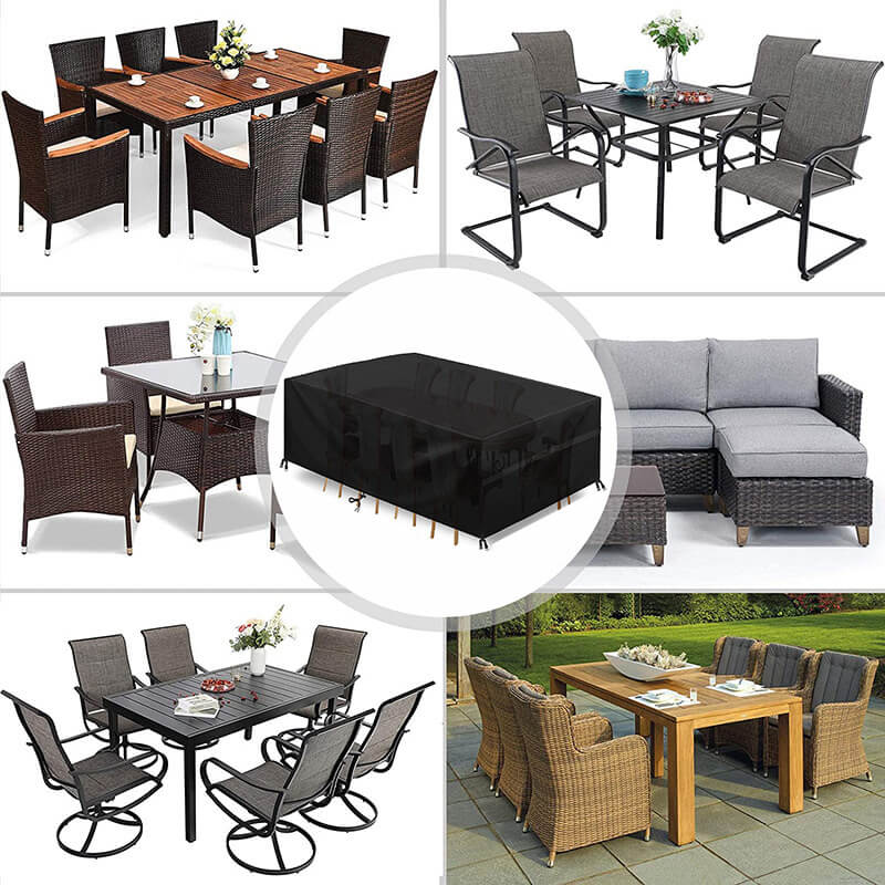 Heavy-Duty Waterproof Patio Furniture Cover with Storage Bag 2