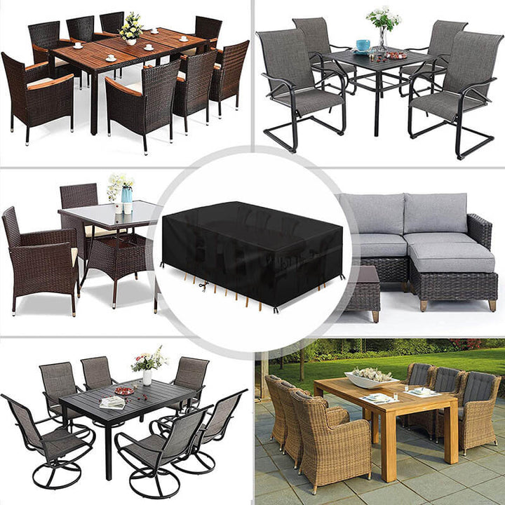 Heavy-Duty Waterproof Patio Furniture Cover with Storage Bag 2