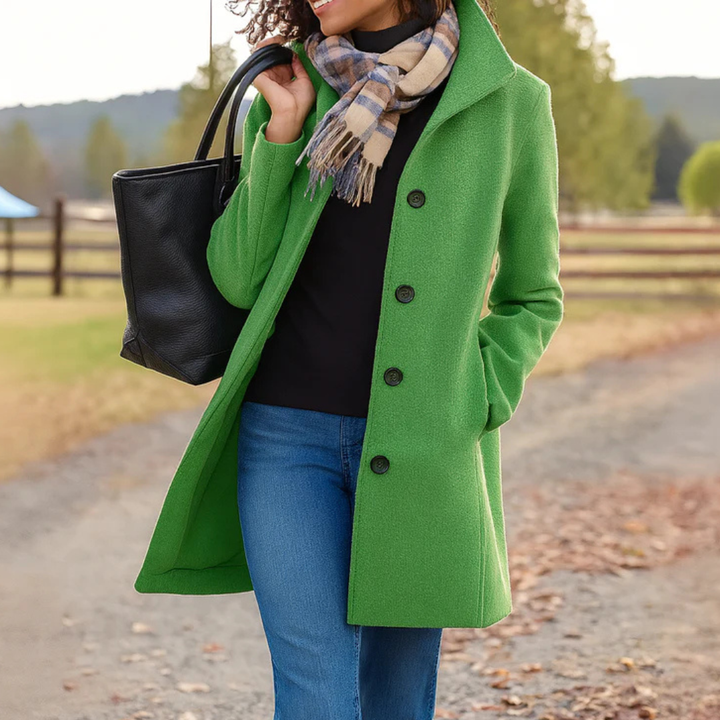 Heritage Button-Up Coat for Women 10