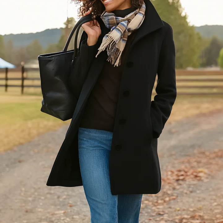 Heritage Button-Up Coat for Women 3
