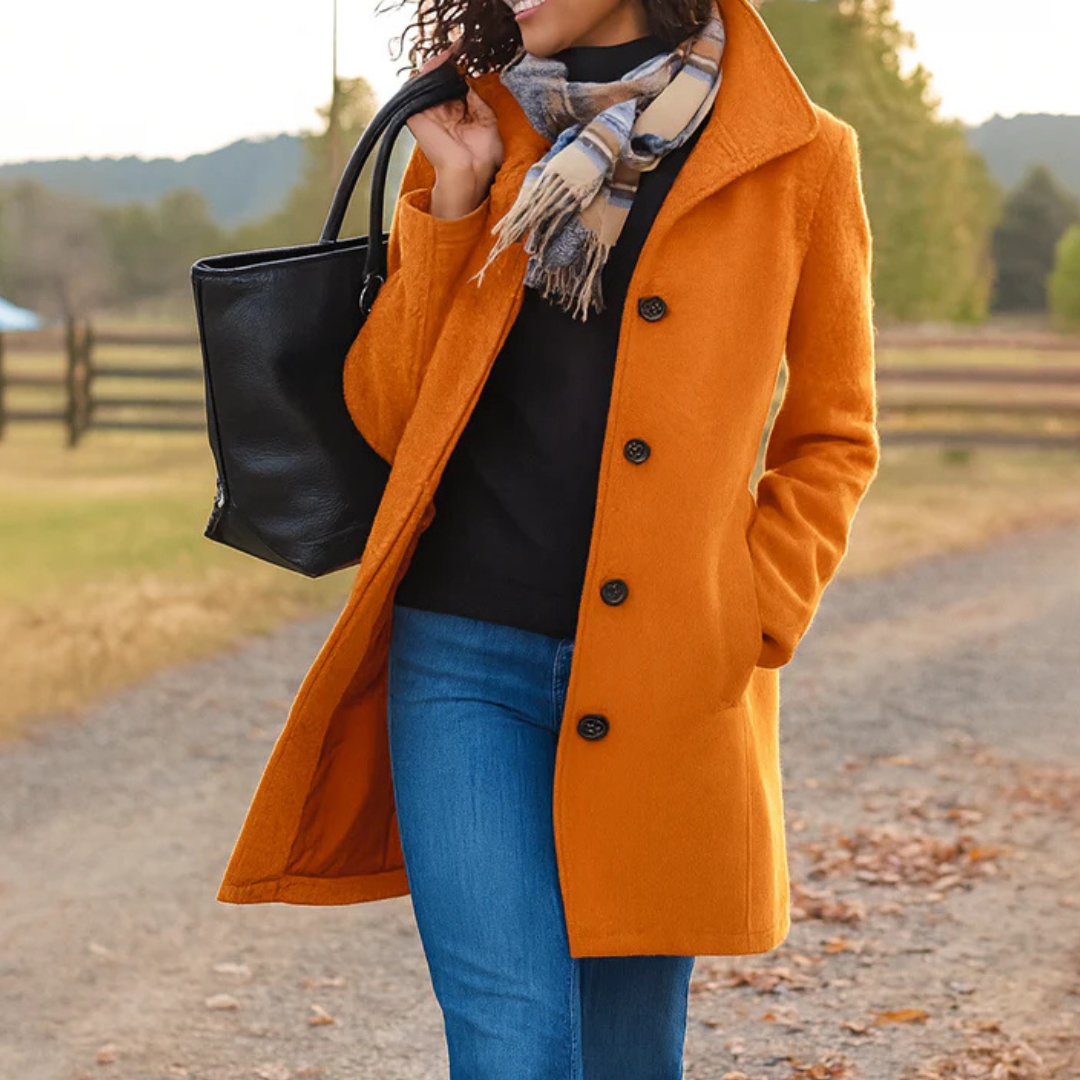 Heritage Button-Up Coat for Women 7