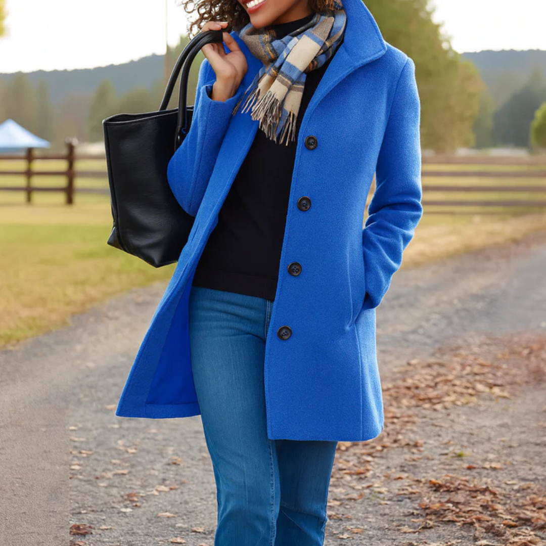 Heritage Button-Up Coat for Women 8