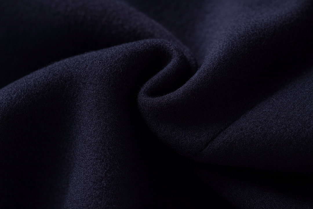 Men's Wool Blend Coat with Quilted Lining and Stand Collar 11