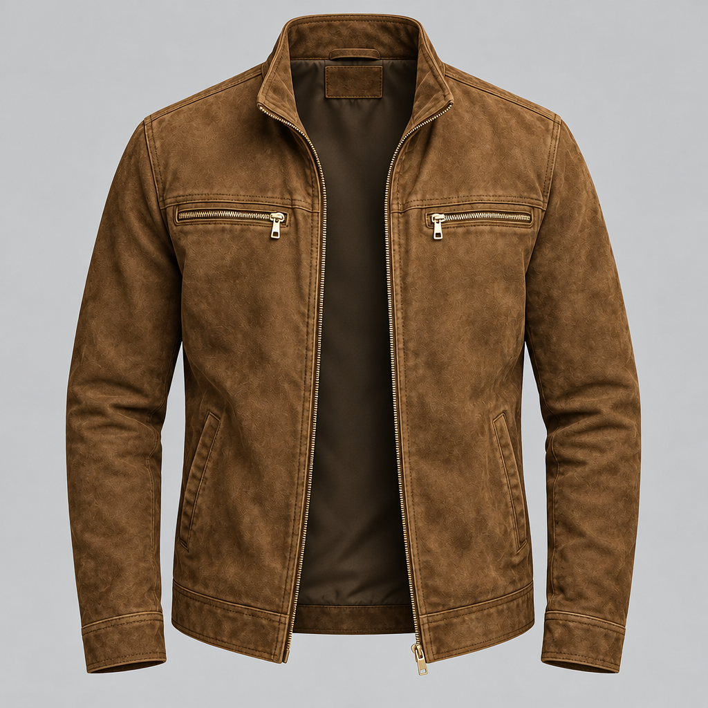 Kylian Men's Vintage-Style Washed Cotton Jacket