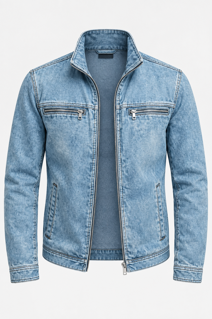 Kylian Men's Vintage-Style Washed Cotton Jacket