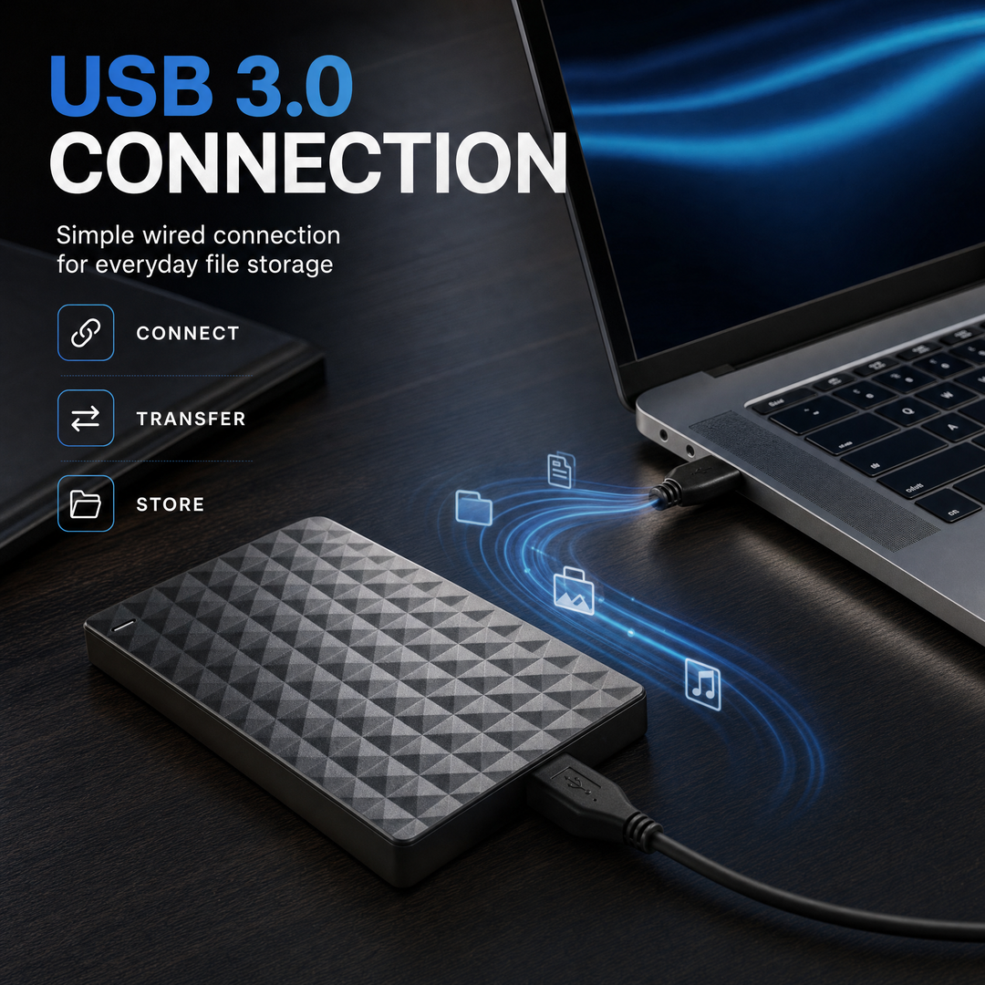 External HDD 10TB – Portable USB 3.0 Hard Drive for Files & Backups 8