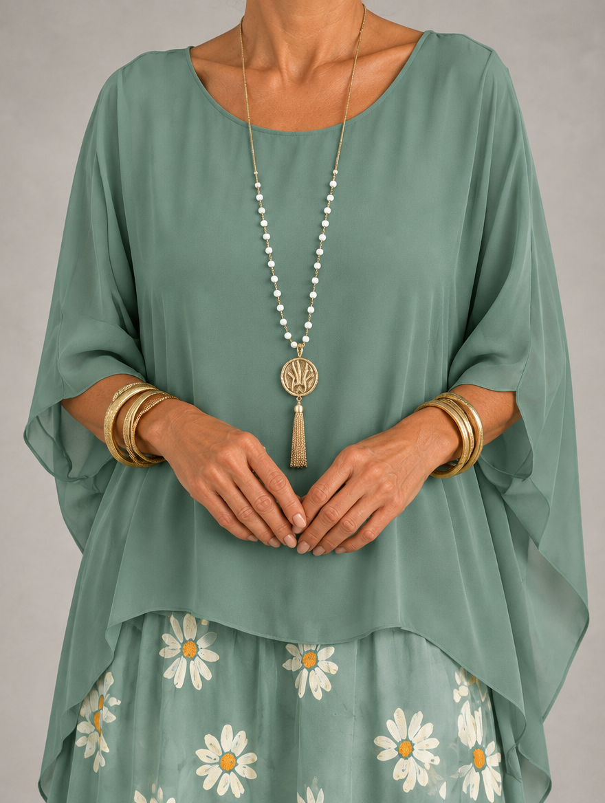 Elegant Flowing Maxi Dress 36