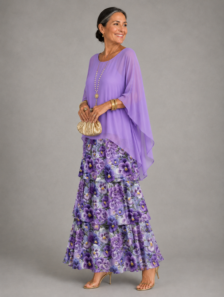 Elegant Flowing Maxi Dress 40