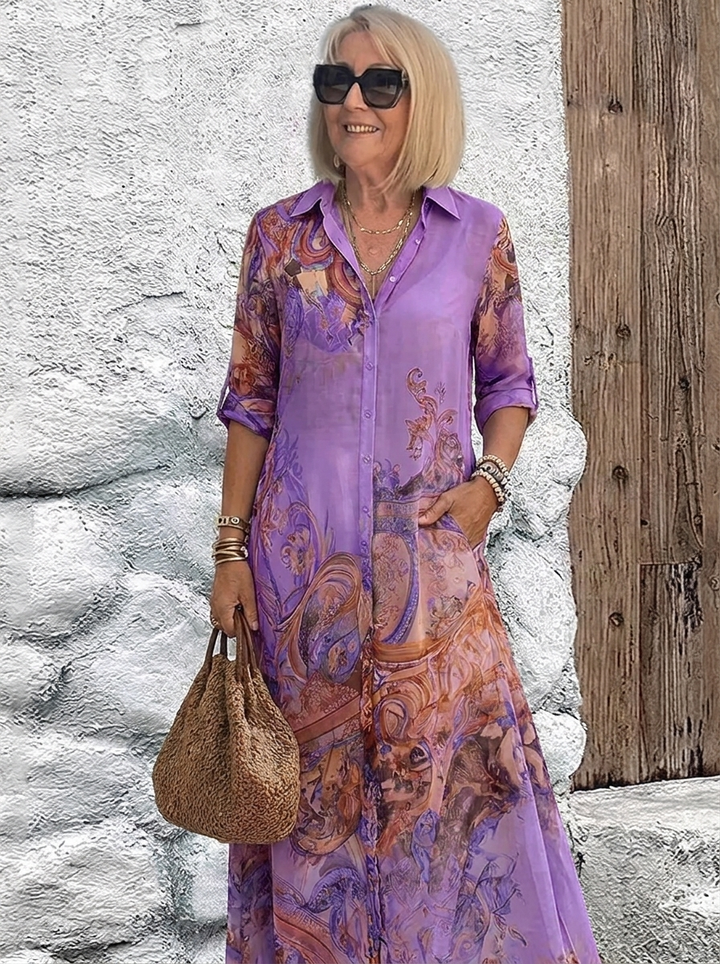 Mediterranean Resort Maxi Dress 5