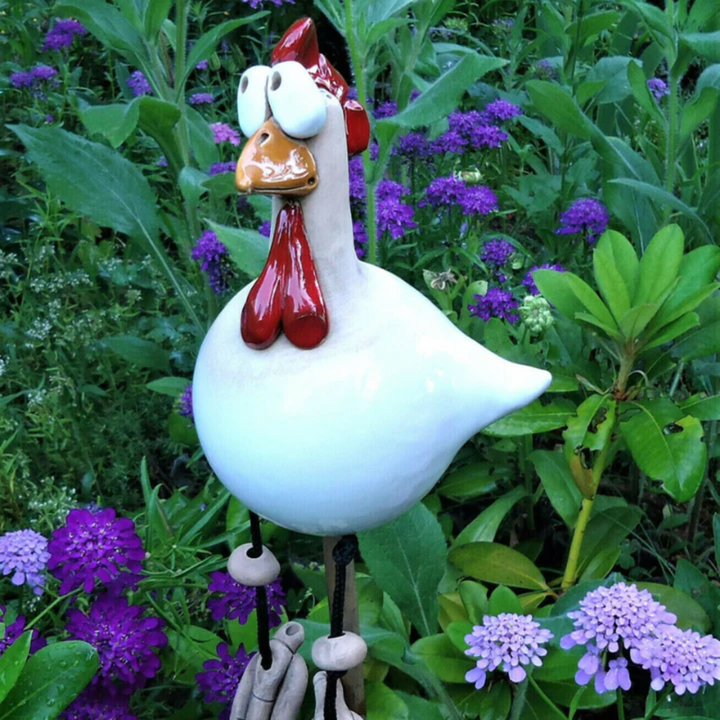 Cheerful Garden Chickens - Bring Your Yard to Life! 3
