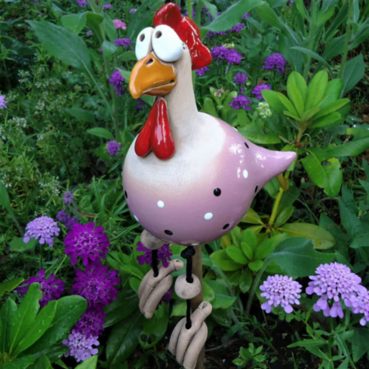 Cheerful Garden Chickens - Bring Your Yard to Life! 4