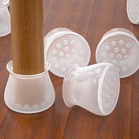 Silicone Furniture Leg Caps, Anti-Slip Floor Protector Pads, 20 Pieces 2