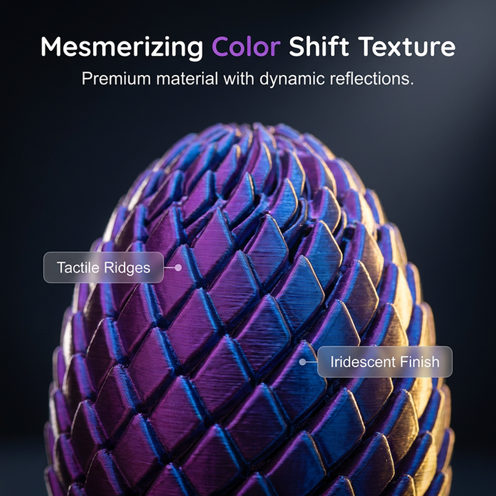 Dragon Egg Fidget Toy with Articulated Twisting Joints for Stress Relief 5