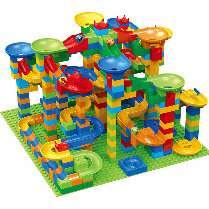 Creative Marble Run Building Set for Ages 3+ | Compatible Building Bricks 2