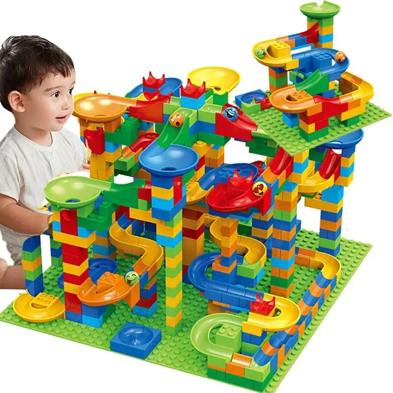 Creative Marble Run Building Set for Ages 3+ | Compatible Building Bricks 6