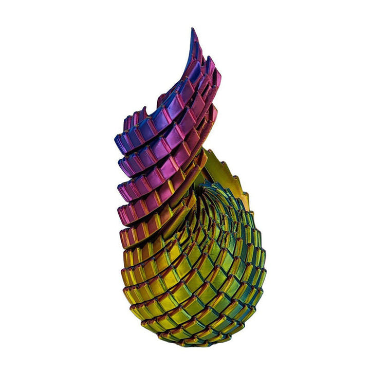 Dragon Egg Fidget Toy with Articulated Twisting Joints for Stress Relief 8