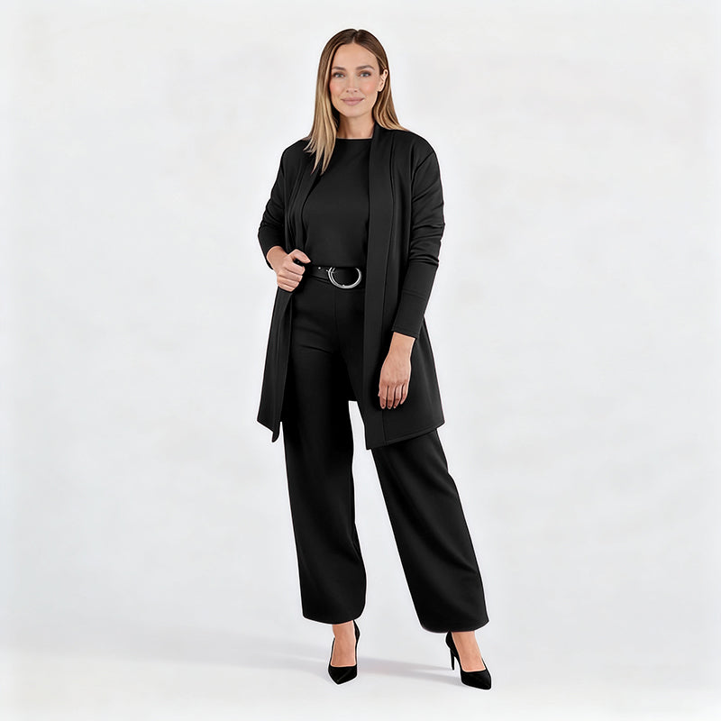 3-Piece Comfort Set: Cardigan, Top and Pants 15