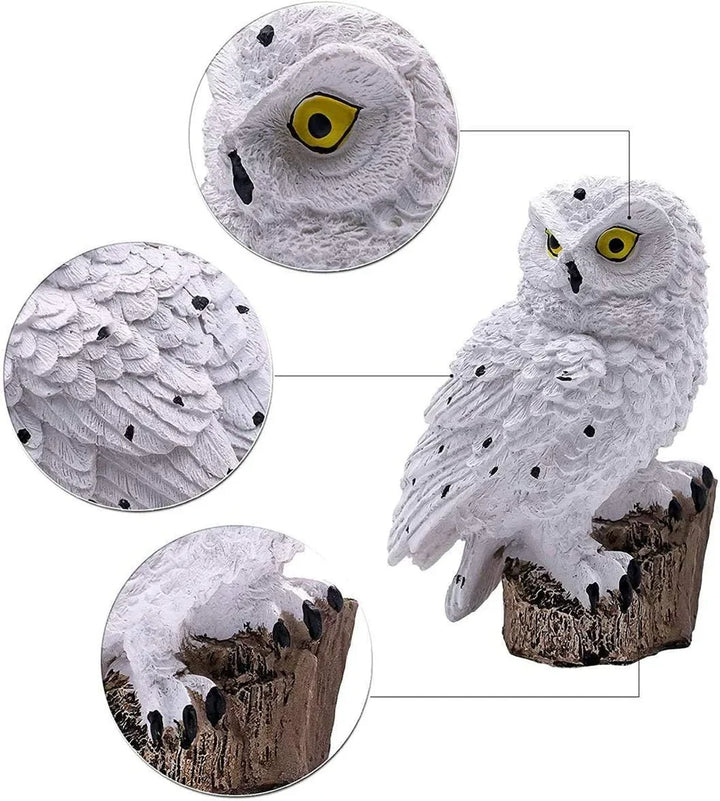 Solar Owl Garden Light with Warm White LED, Waterproof IP65, 45 cm 14