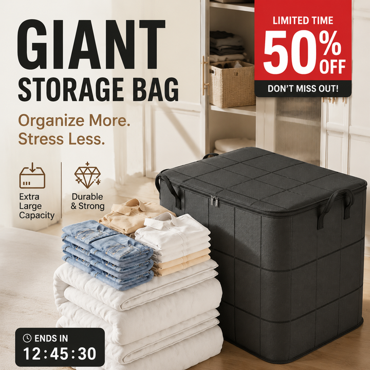 Large Storage Bag for Comforters, Clothing and Seasonal Items 4