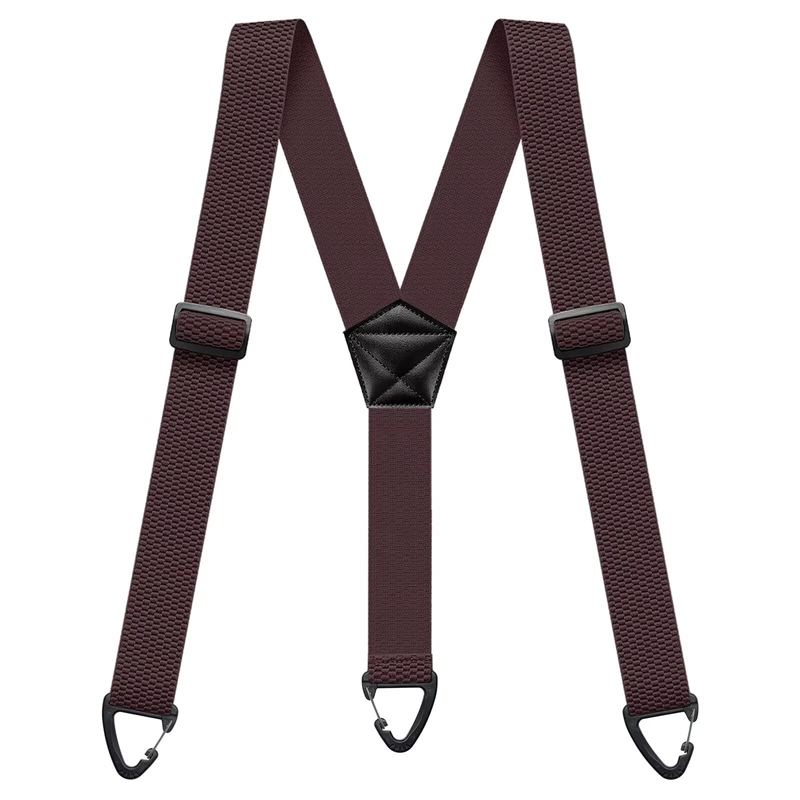 Men's X-Back Suspenders with Adjustable Metal Clips 7