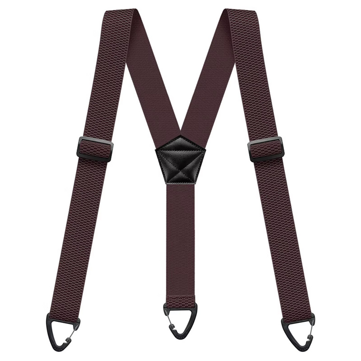 Men's X-Back Suspenders with Adjustable Metal Clips 7
