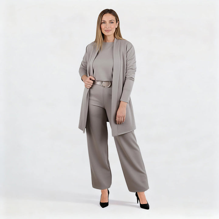 3-Piece Comfort Set: Cardigan, Top and Pants 11