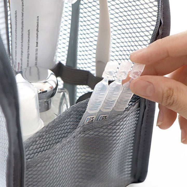Water-Resistant EVA Travel Toiletry Organizer Pouch with Compartments 3