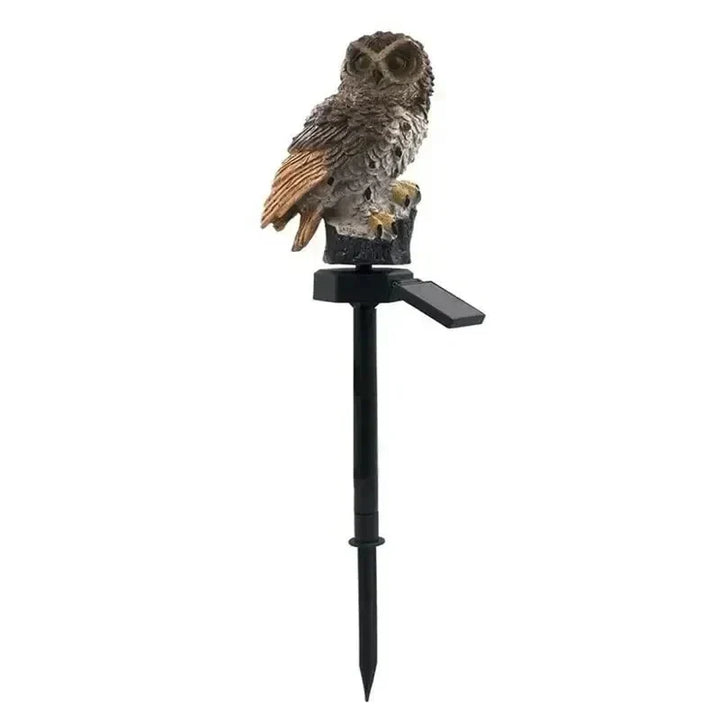 Solar Owl Garden Light with Warm White LED, Waterproof IP65, 45 cm 16