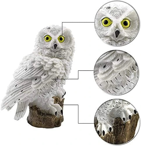 Solar Owl Garden Light with Warm White LED, Waterproof IP65, 45 cm 11