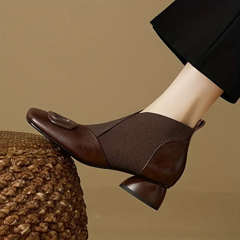 Women's Orthopedic Ankle Boots with Cushioned Footbed and Non-Slip Sole 1