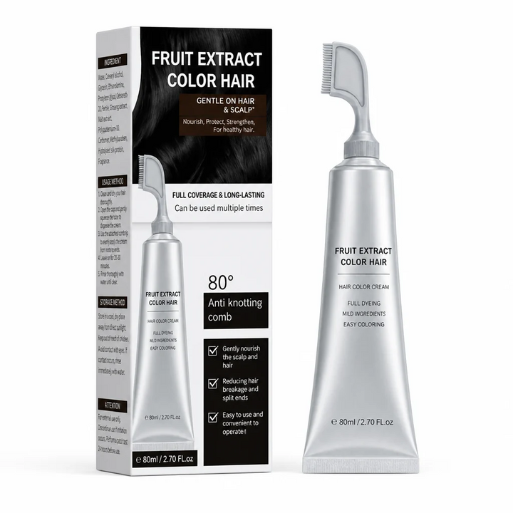 Plant-Based Hair Color Comb for Easy Mess-Free At-Home Coloring 4