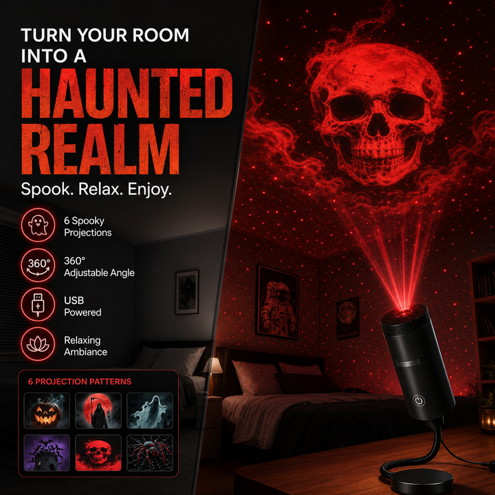 HD Halloween Projector – 6 Spooky Scenes for Instant Ambiance 2
