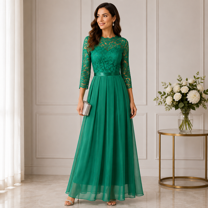 Women's Long Maxi Evening Dress with Flowing Silhouette 1