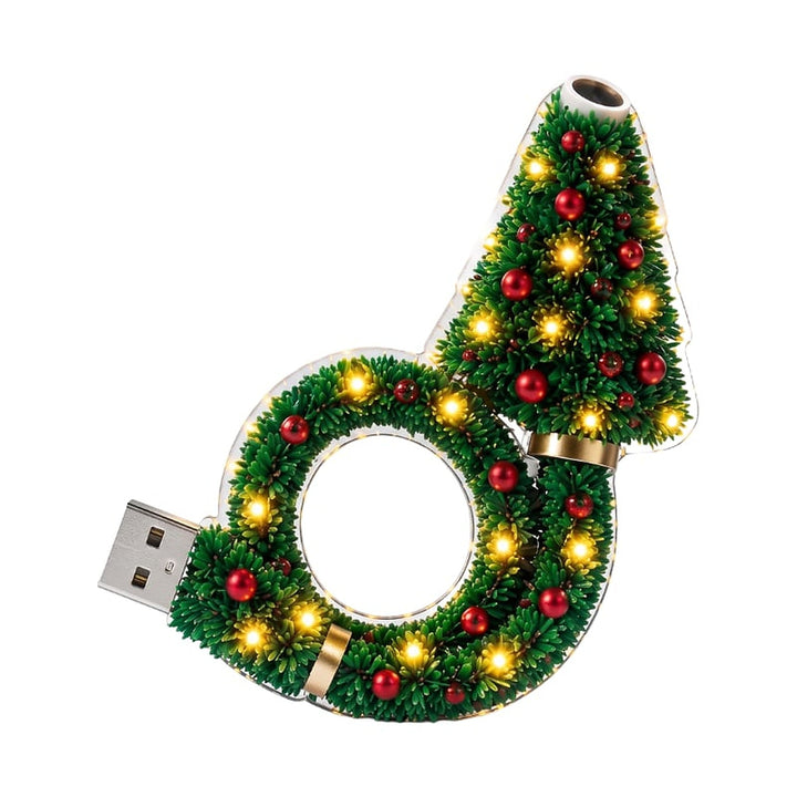 Christmas Projector Lamp - USB Indoor Light in Christmas Tree Shape 1
