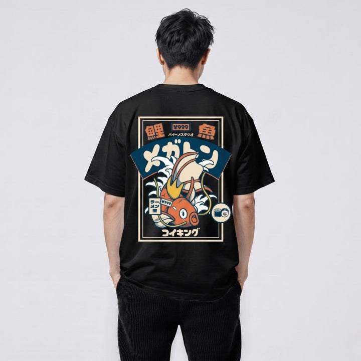 Koi Fish Oversized Japanese T-Shirt 5