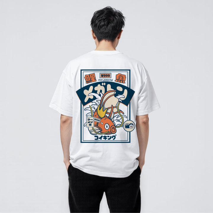 Koi Fish Oversized Japanese T-Shirt 3