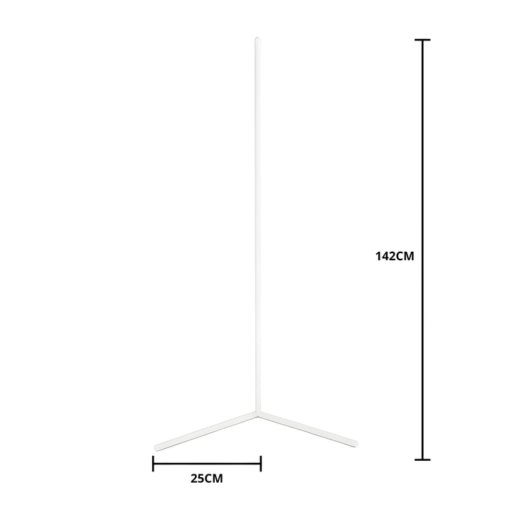 LED Corner Floor Lamp with Remote – Dimmable, Modern Design, Indirect Light 10