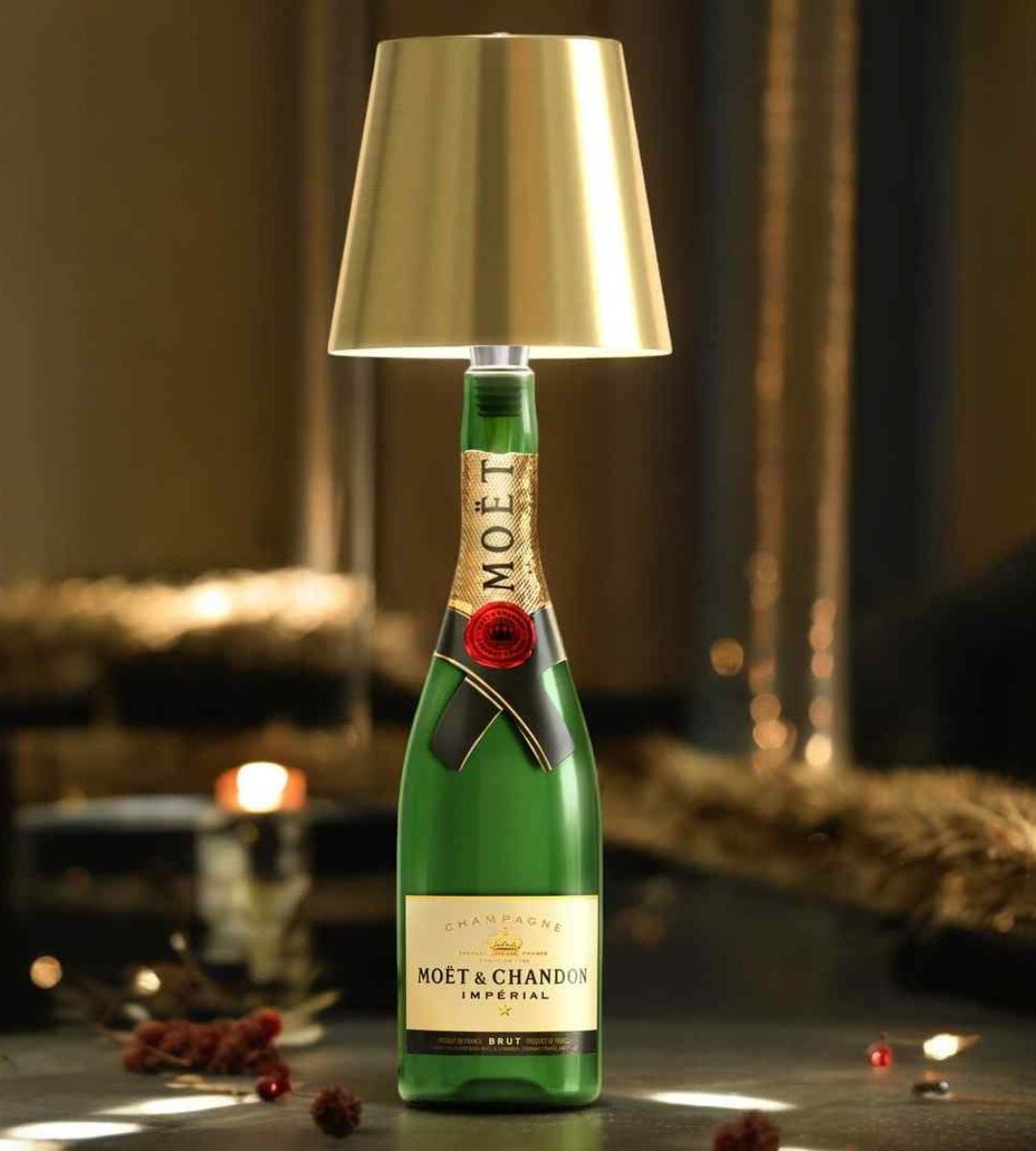 Cordless Bottle Lamp with Dimmer and Rechargeable Battery 1