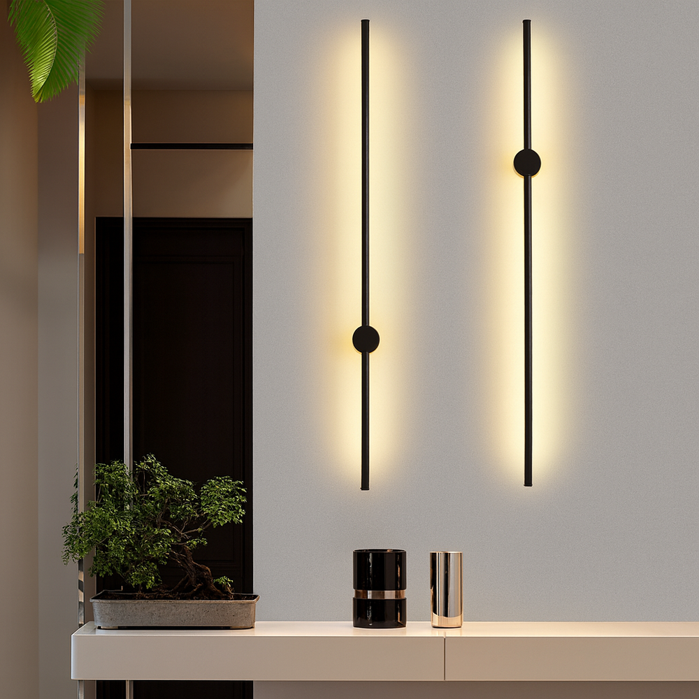 Linear Wall Light - Modern Iron & Acrylic LED Sconce 2