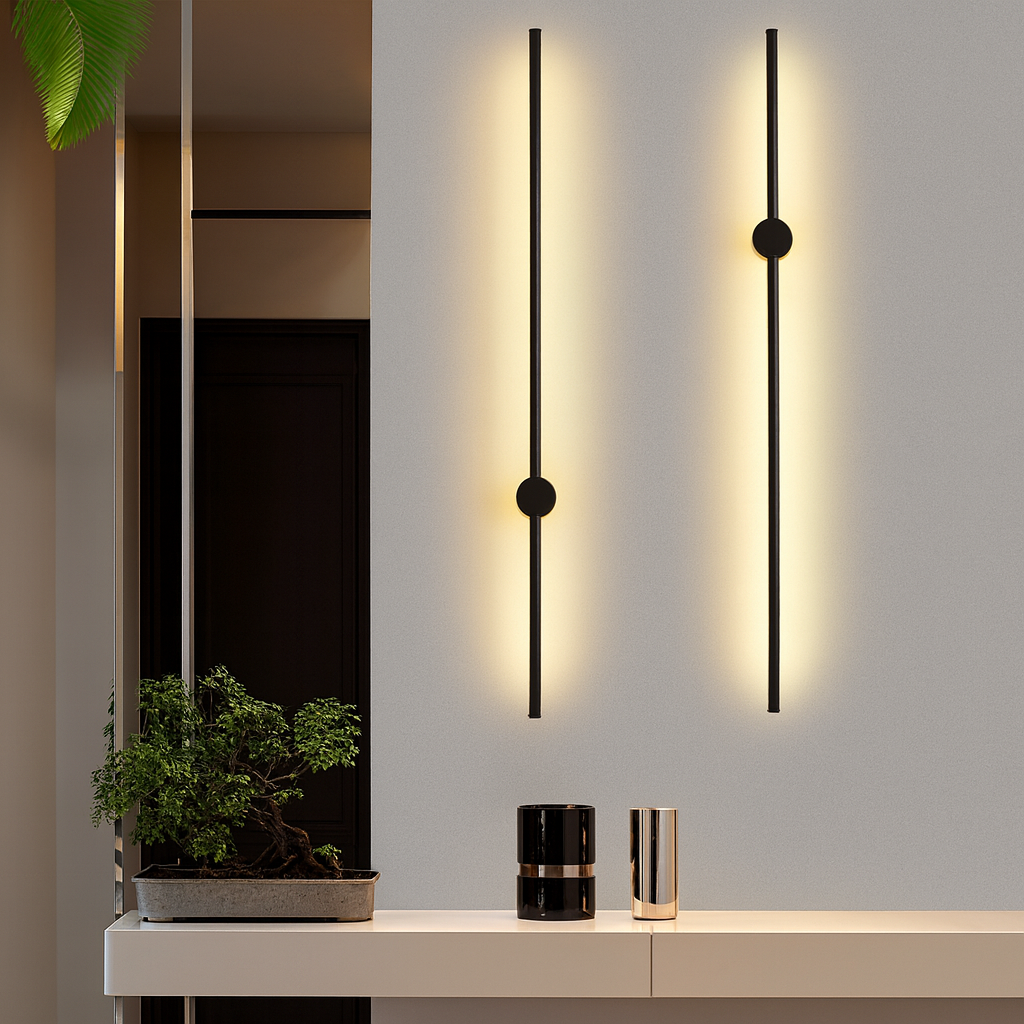 Linear Wall Light - Modern Iron & Acrylic LED Sconce 2