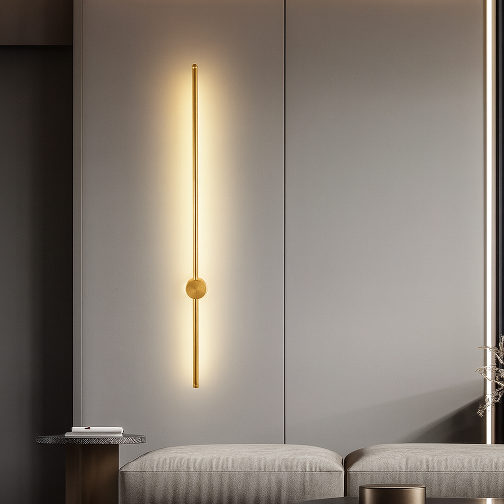 Linear Wall Light - Modern Iron & Acrylic LED Sconce 9