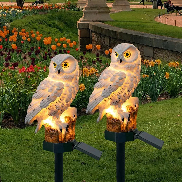 Solar Owl Garden Light with Warm White LED, Waterproof IP65, 45 cm 1
