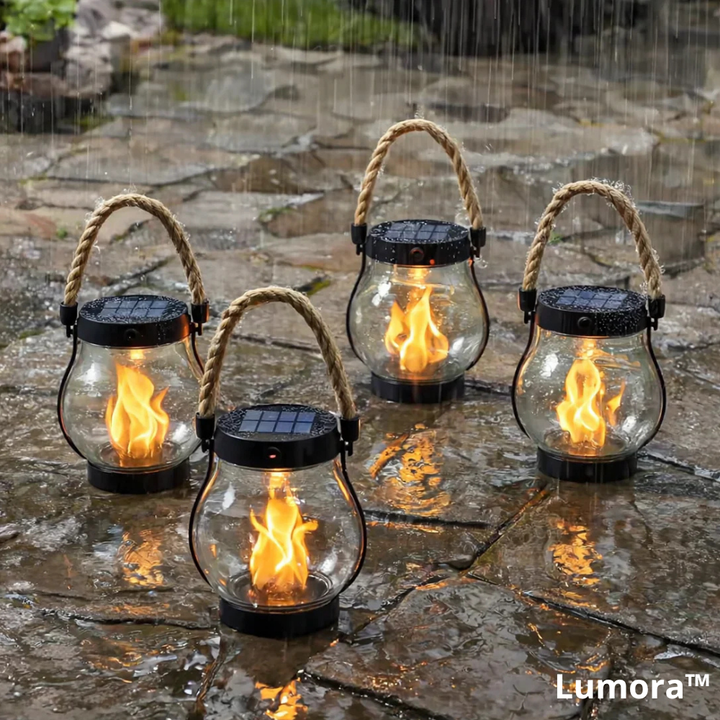 Solar Lantern with Realistic Flame Effect 4
