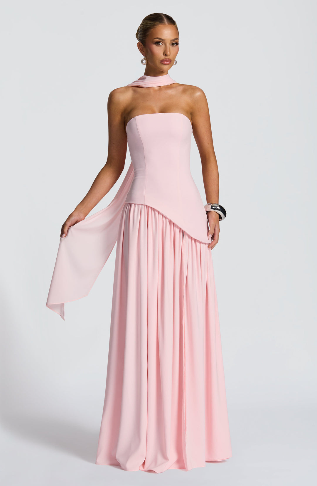 Twilight Maxi Dress in Lightweight Flowing Fabric 22