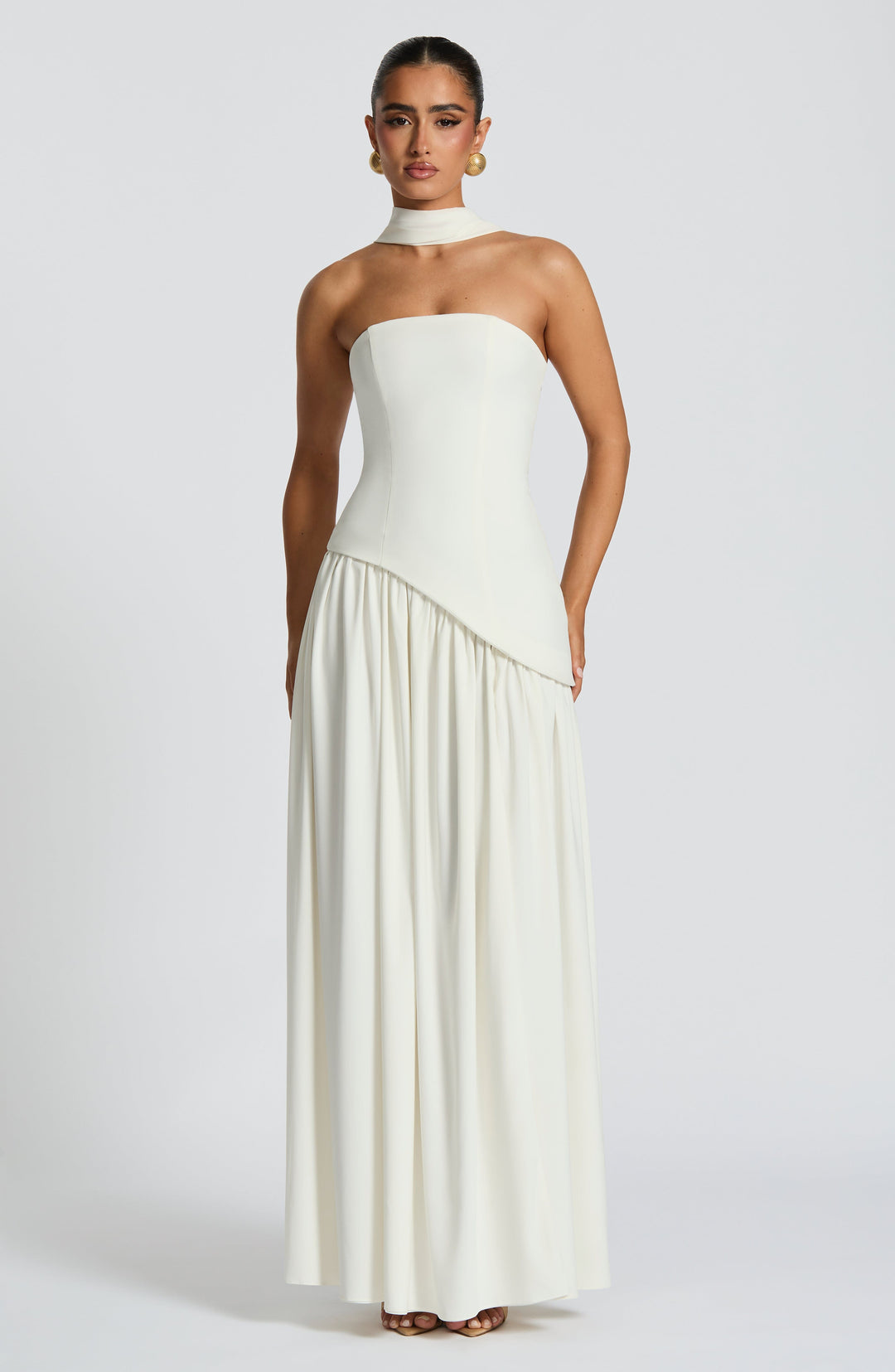 Twilight Maxi Dress in Lightweight Flowing Fabric 34