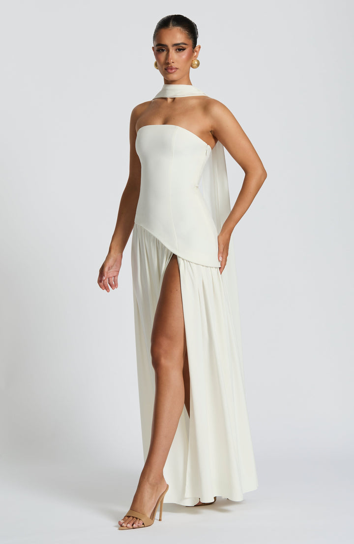 Twilight Maxi Dress in Lightweight Flowing Fabric 35